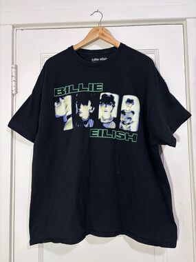 Billie Eilish Black Graphic Short Sleeve Tee